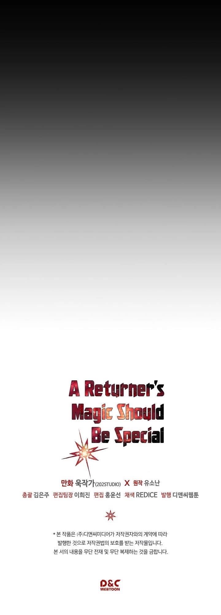 A Returners Magic Should Be Special