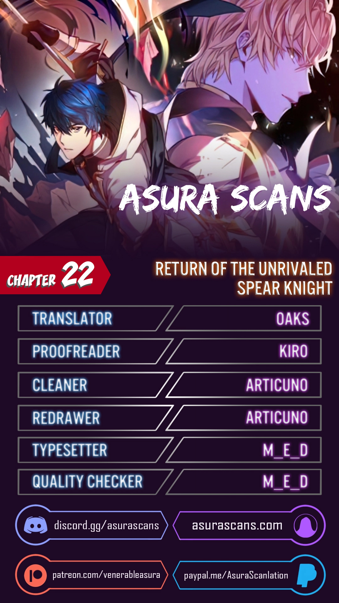 Return of The Unrivaled Spear Knight