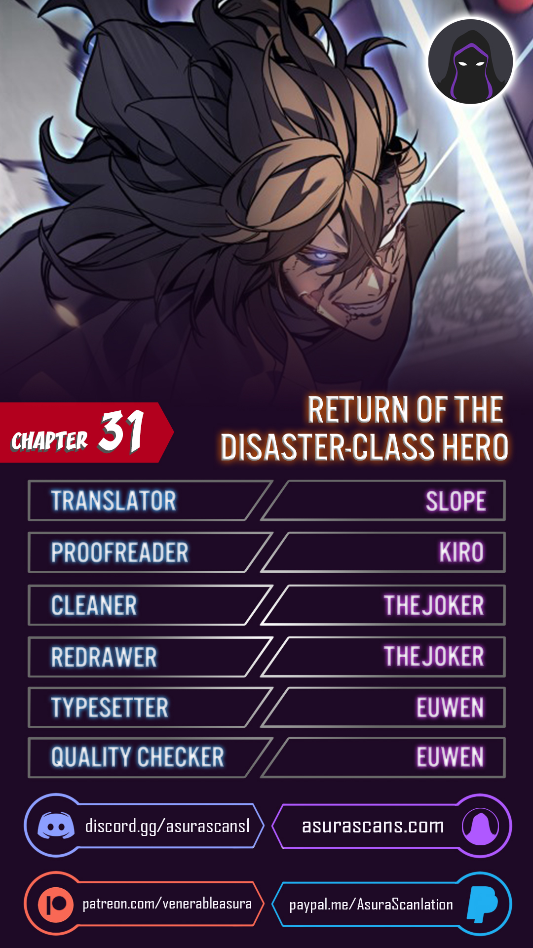 Return of the Disaster Class Hero